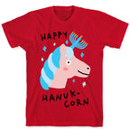 Happy Hanuk-Corn Unicorn T-Shirt