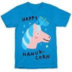 Happy Hanuk-Corn Unicorn T-Shirt