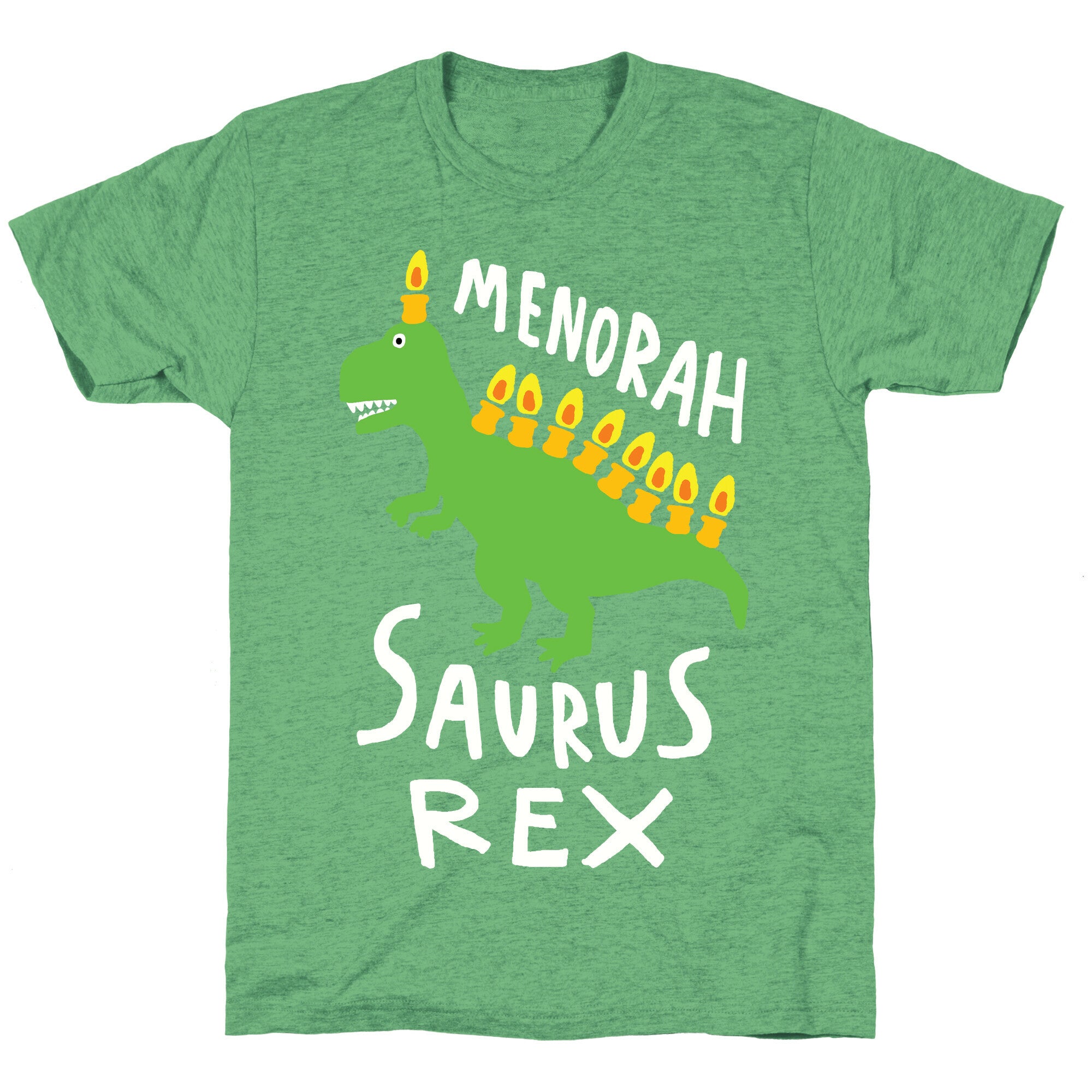 Menorah Saurus Rex  Unisex Triblend Tee
