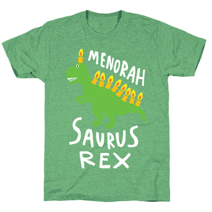 Menorah Saurus Rex  Unisex Triblend Tee