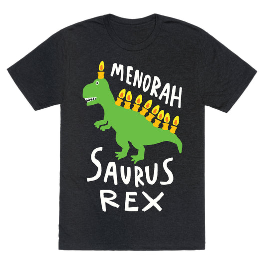 Menorah Saurus Rex  Unisex Triblend Tee