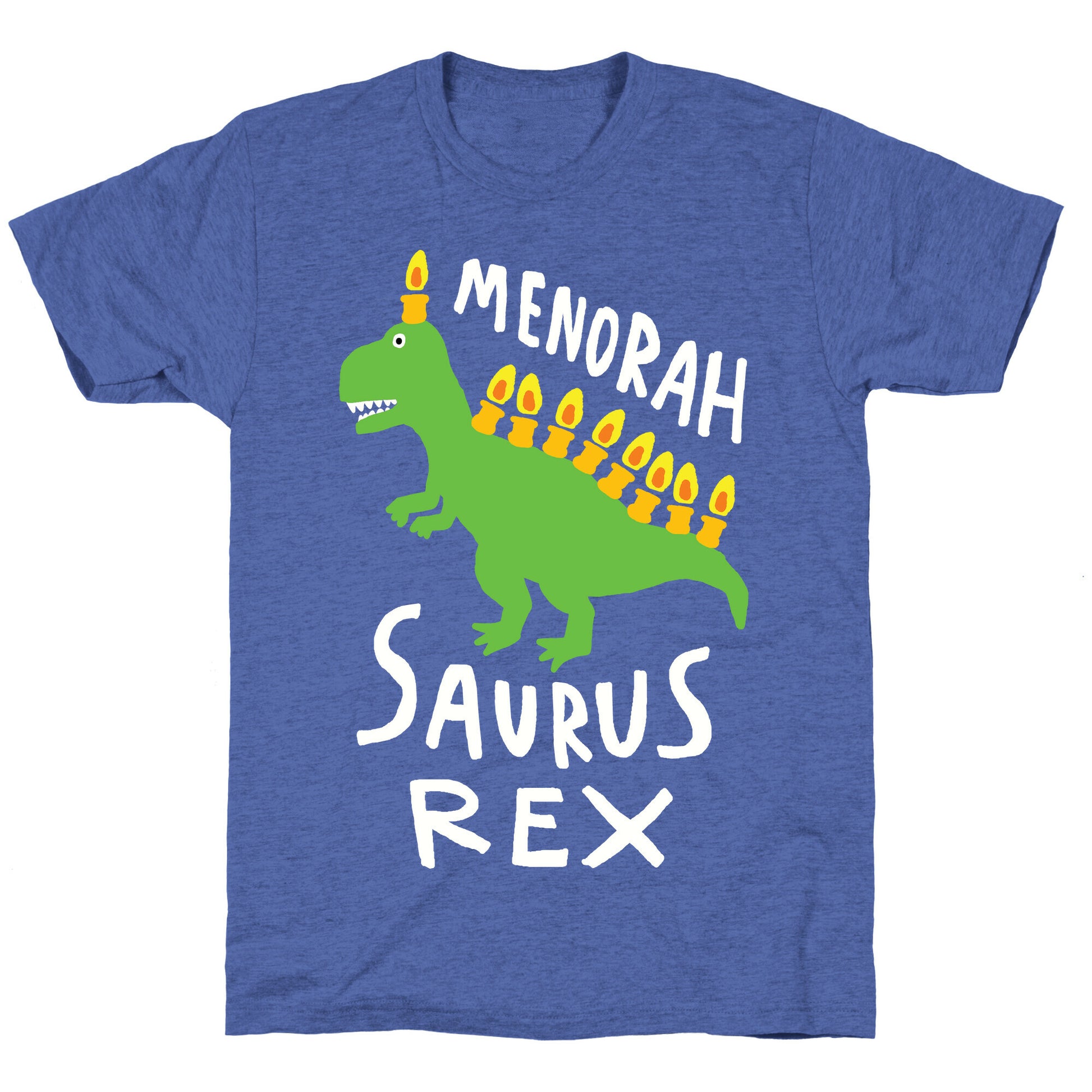 Menorah Saurus Rex  Unisex Triblend Tee
