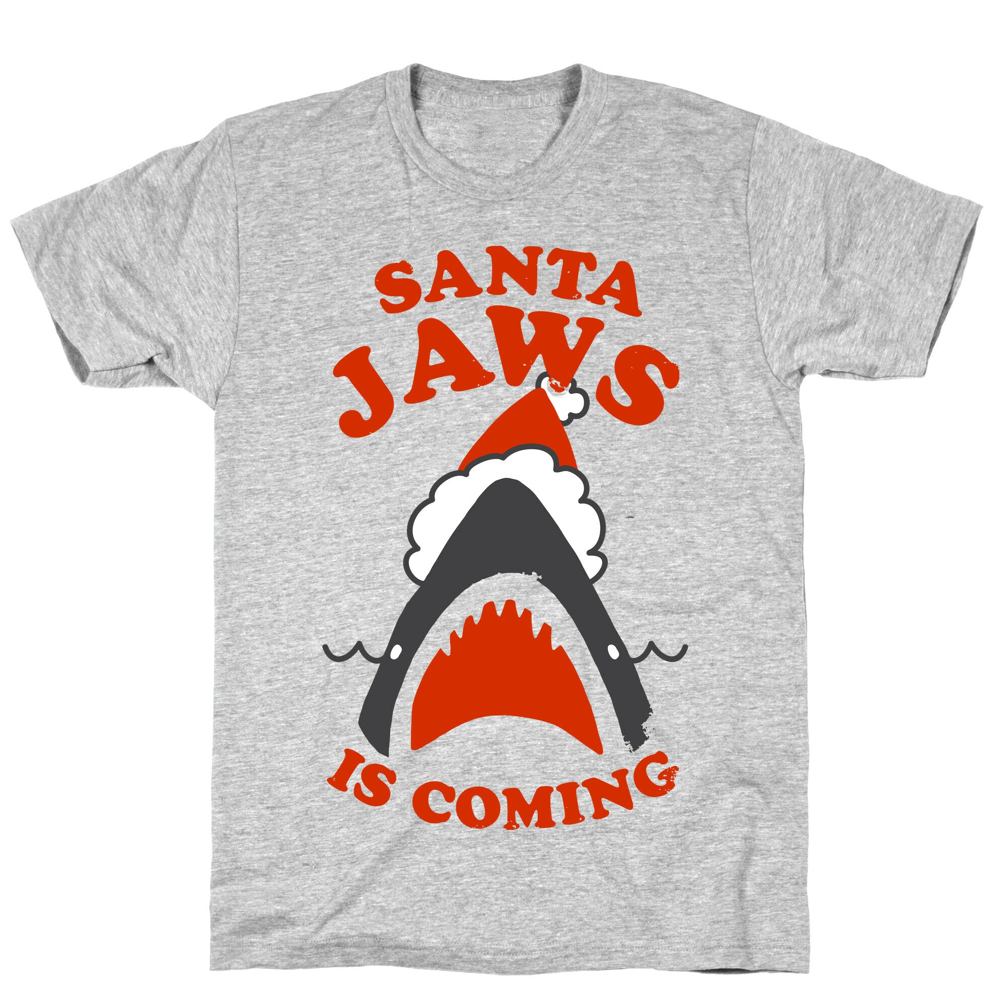Santa Jaws Is Coming T-Shirt