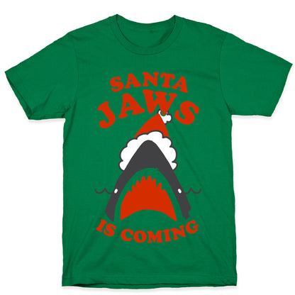 Santa Jaws Is Coming T-Shirt