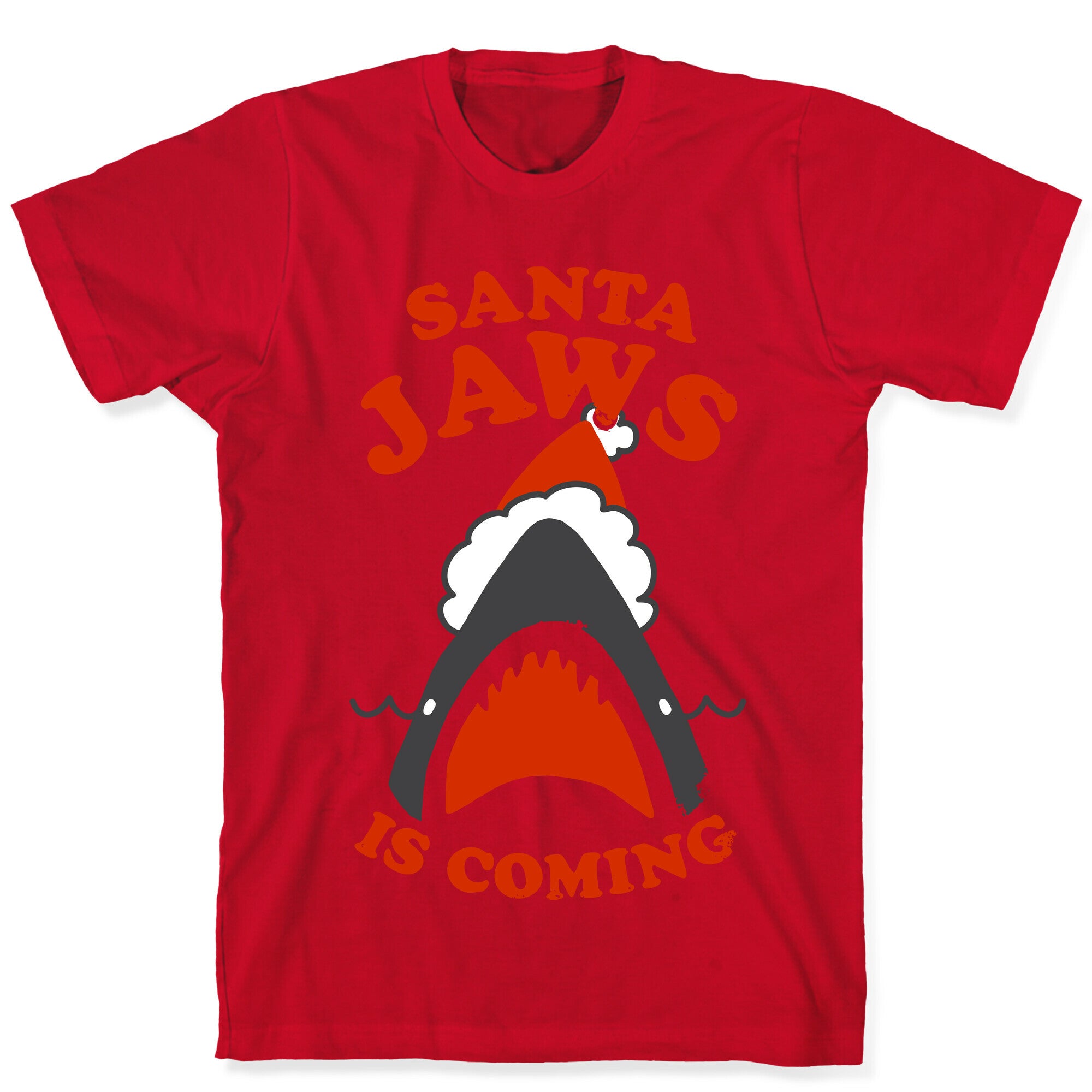 Santa Jaws Is Coming T-Shirt