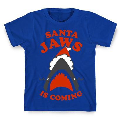 Santa Jaws Is Coming T-Shirt