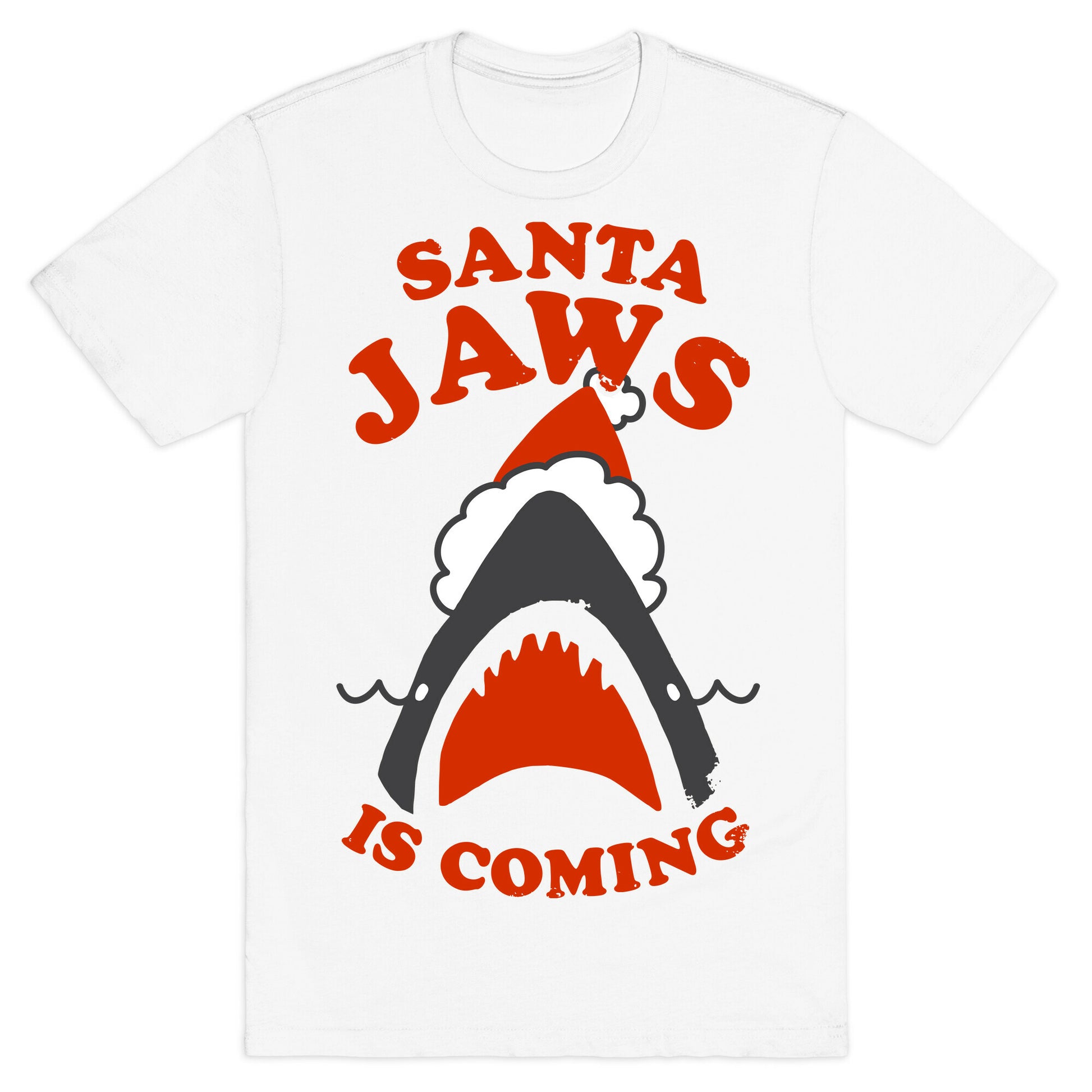 Santa Jaws Is Coming T-Shirt
