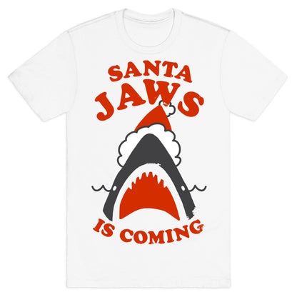 Santa Jaws Is Coming T-Shirt
