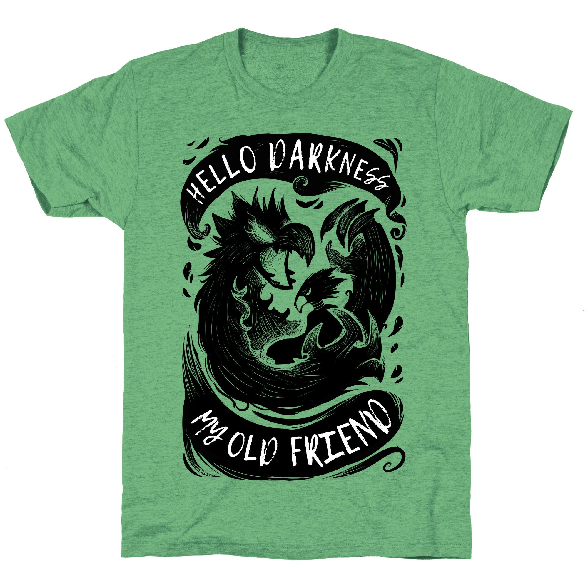 Tokoyami Hello Darkness My Old Friend Unisex Triblend Tee