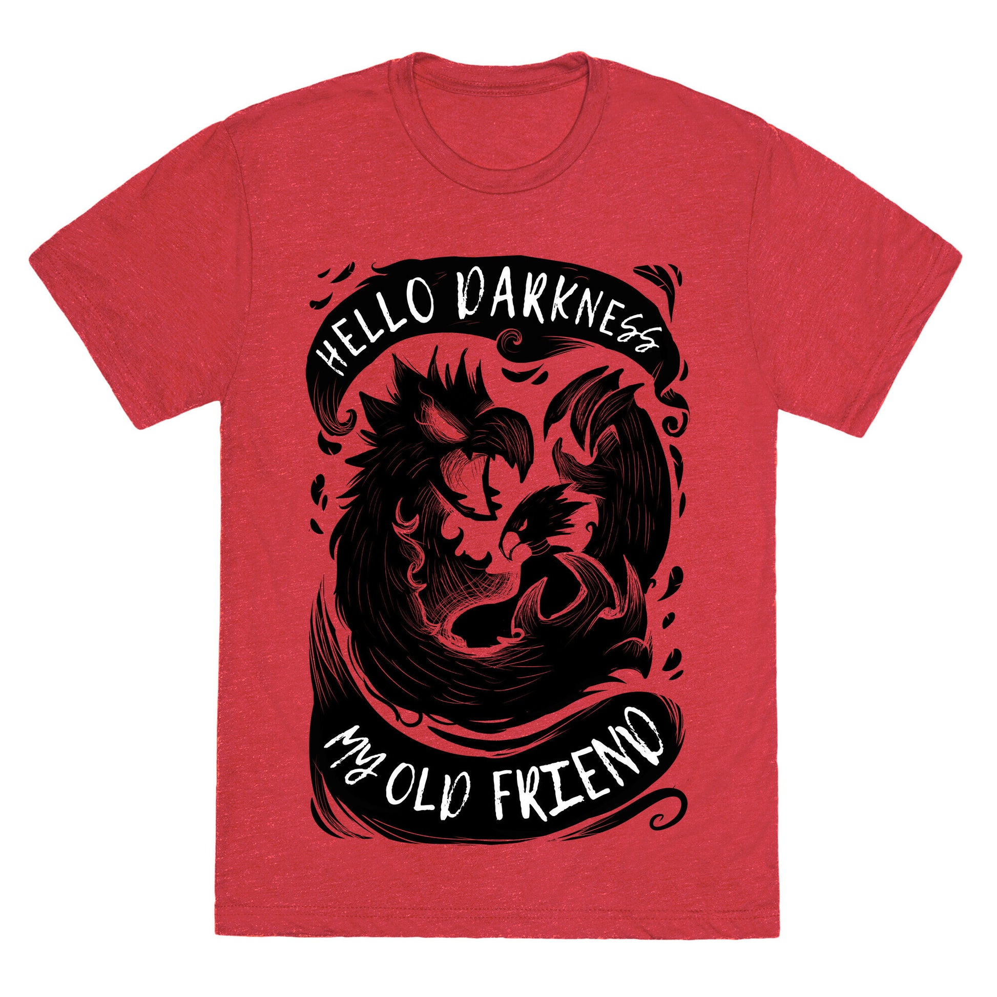 Tokoyami Hello Darkness My Old Friend Unisex Triblend Tee