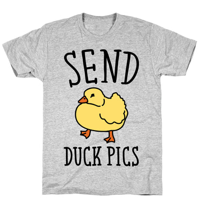 Send Duck Pics Parody T-Shirt