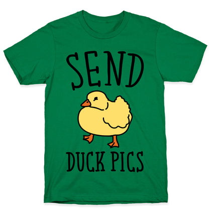 Send Duck Pics Parody T-Shirt