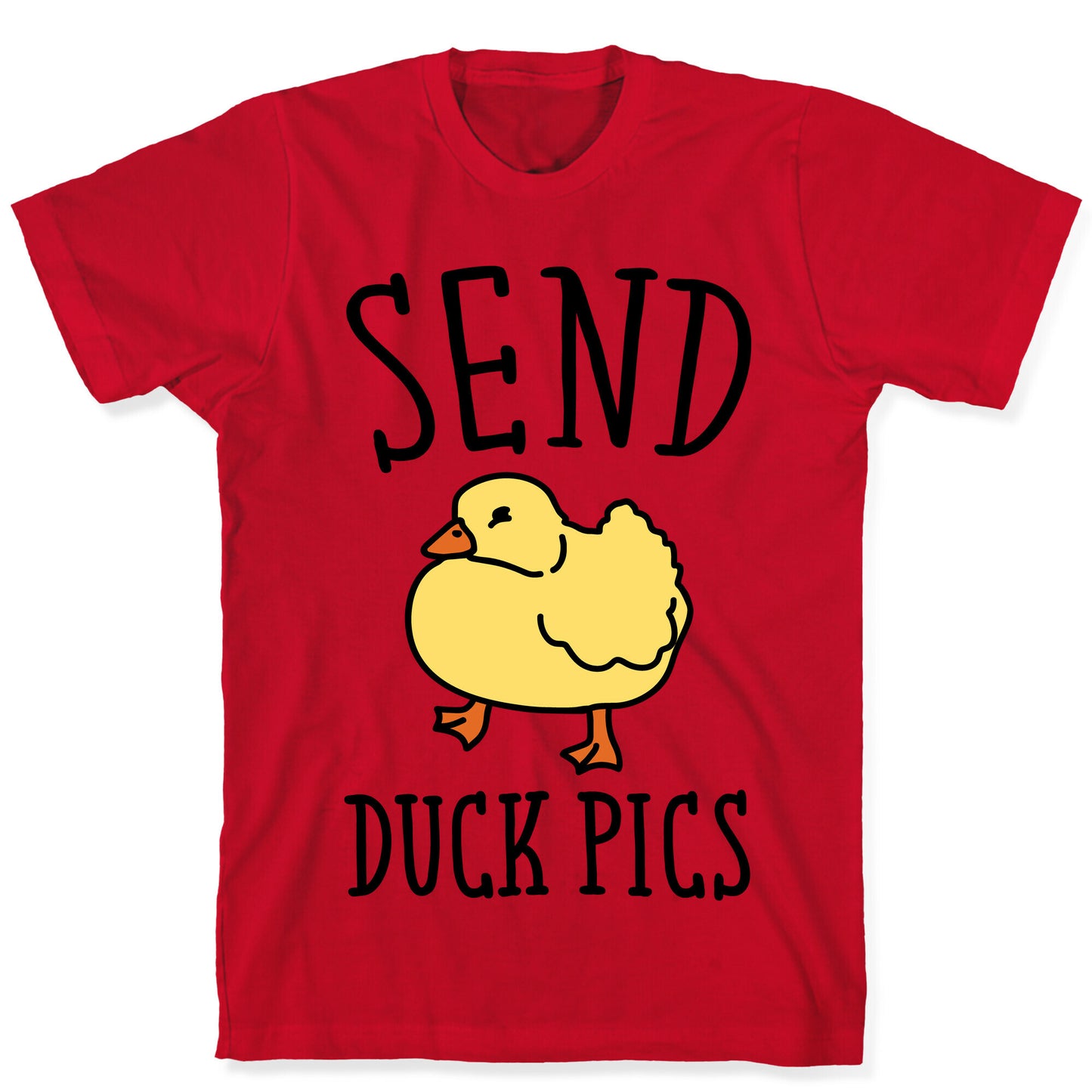Send Duck Pics Parody T-Shirt