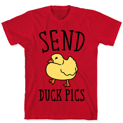 Send Duck Pics Parody T-Shirt