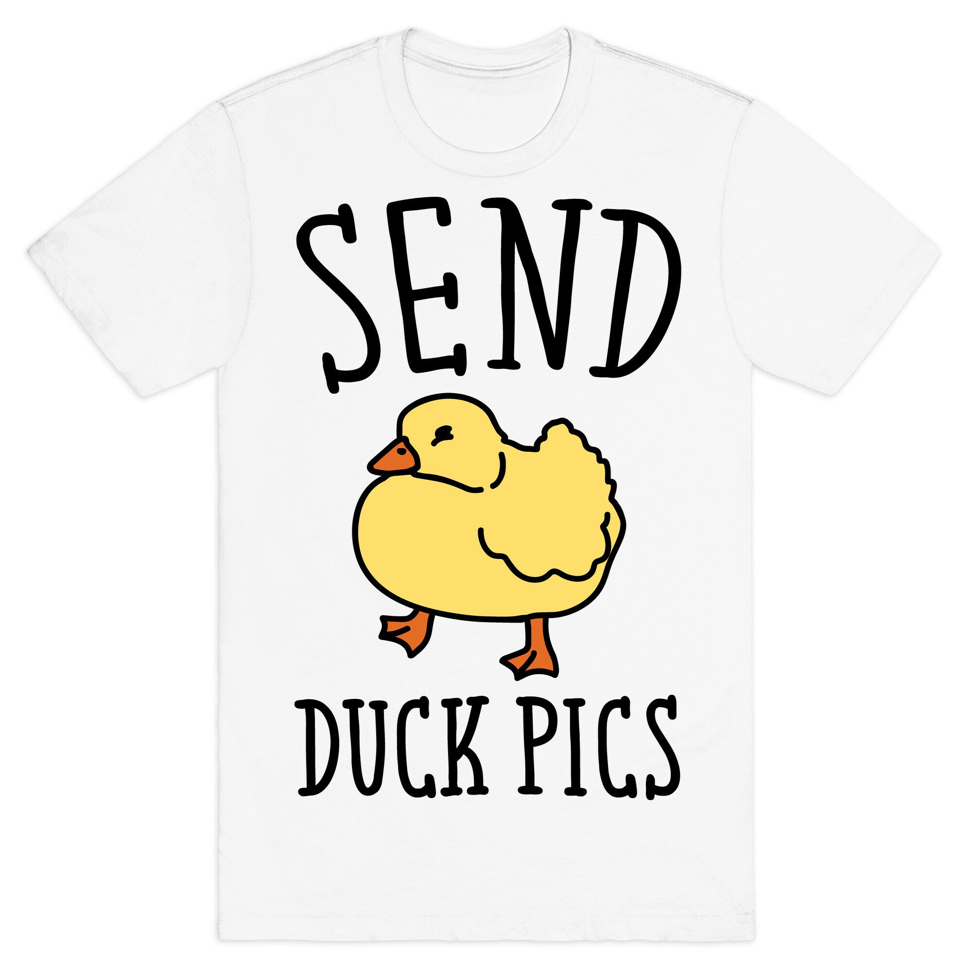Send Duck Pics Parody T-Shirt