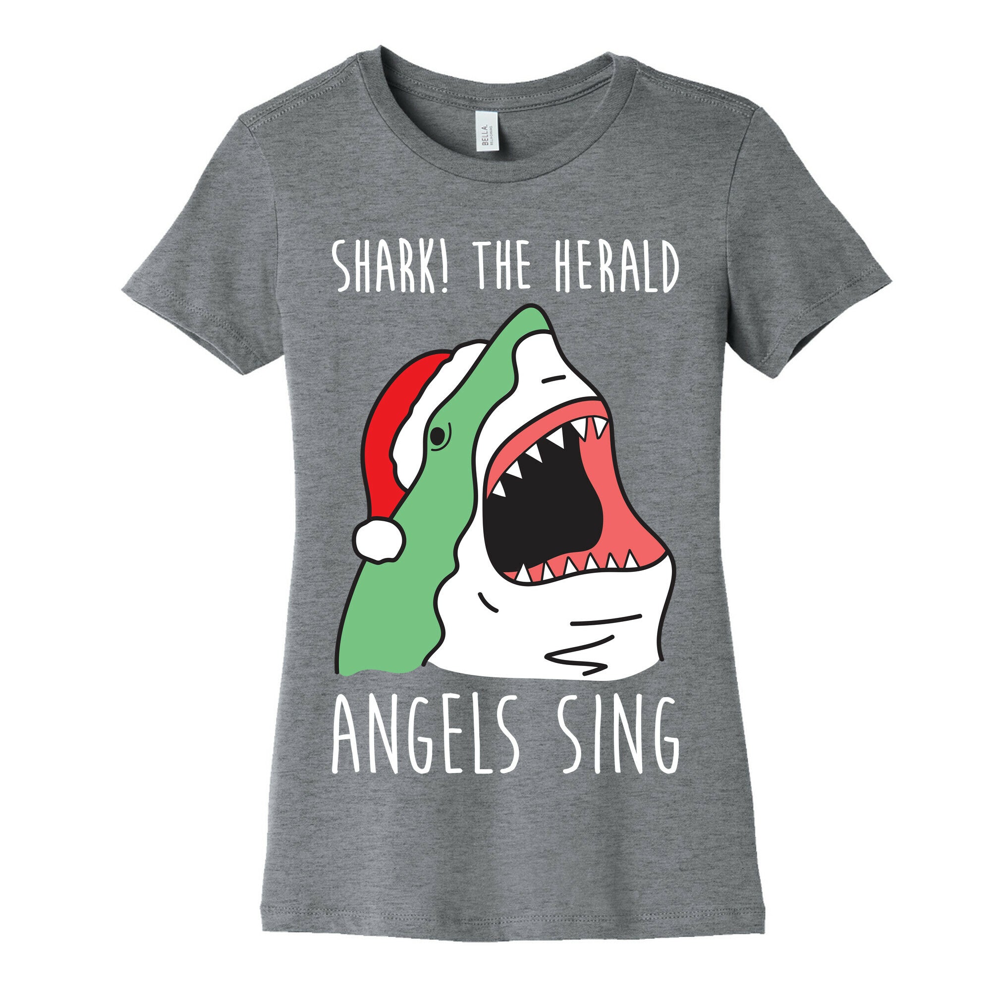 Shark! The Herald Angels Sing Women's Cotton Tee