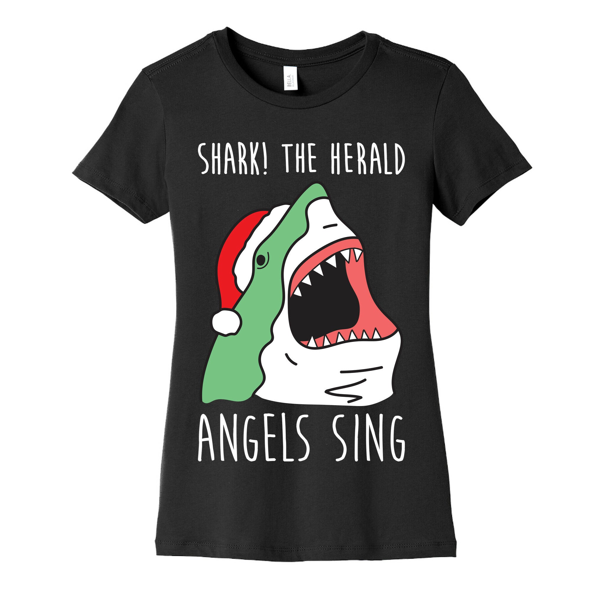 Shark! The Herald Angels Sing Women's Cotton Tee