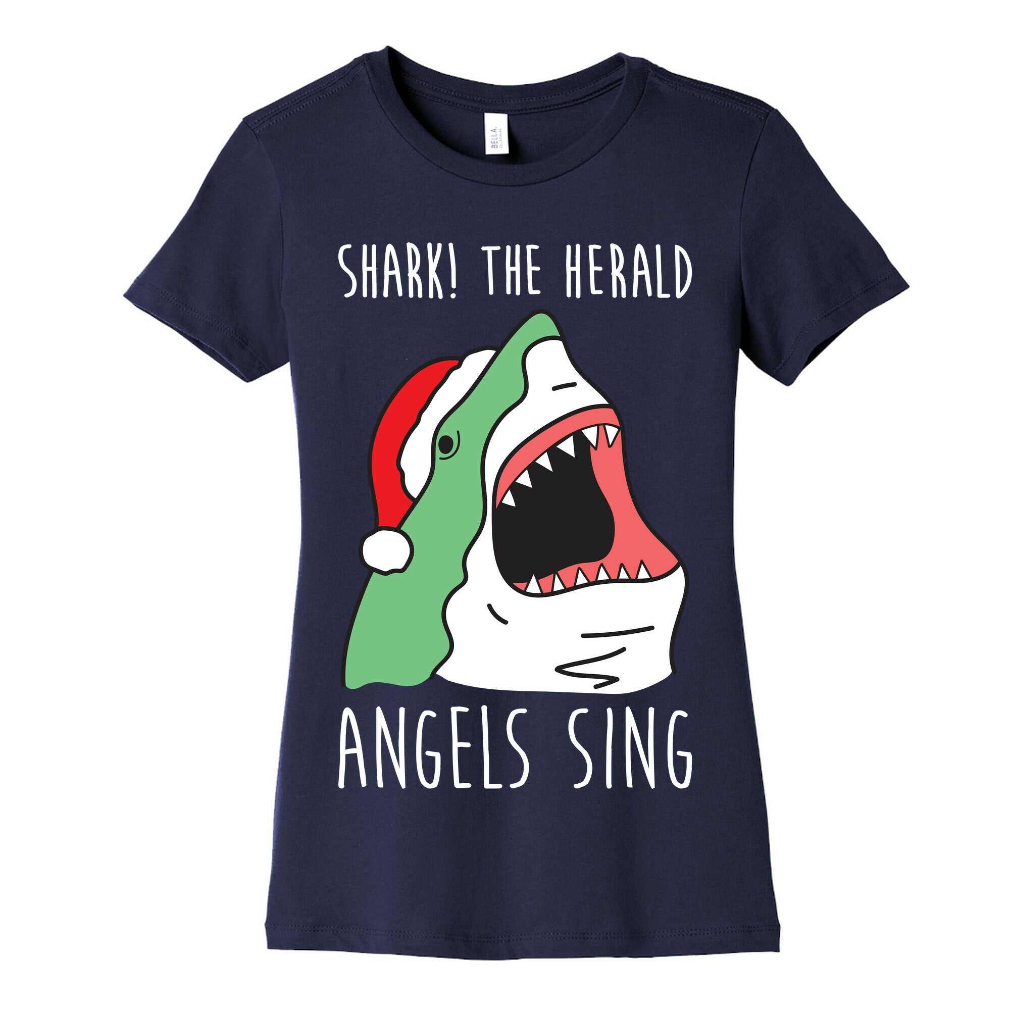 Shark! The Herald Angels Sing Women's Cotton Tee