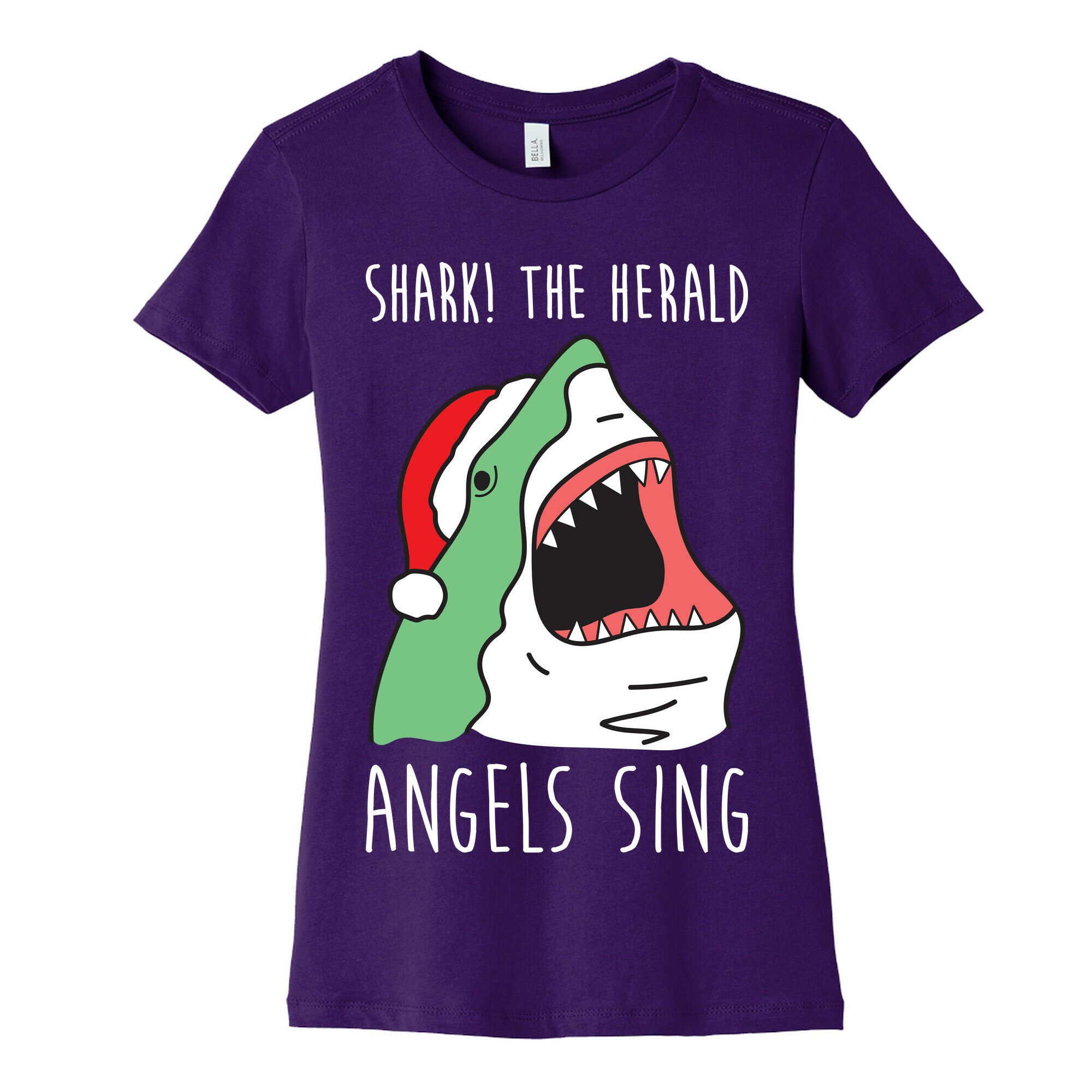 Shark! The Herald Angels Sing Women's Cotton Tee