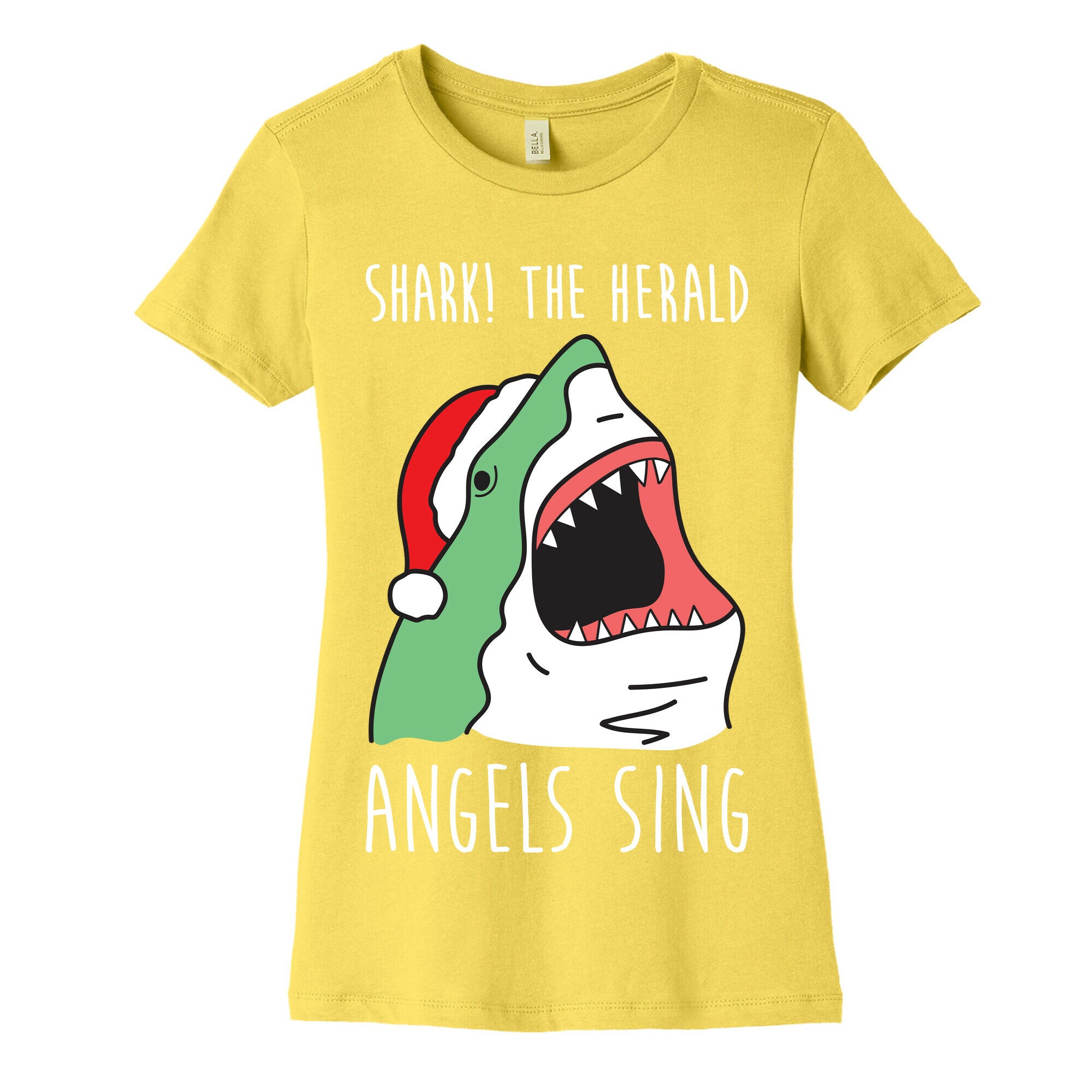 Shark! The Herald Angels Sing Women's Cotton Tee