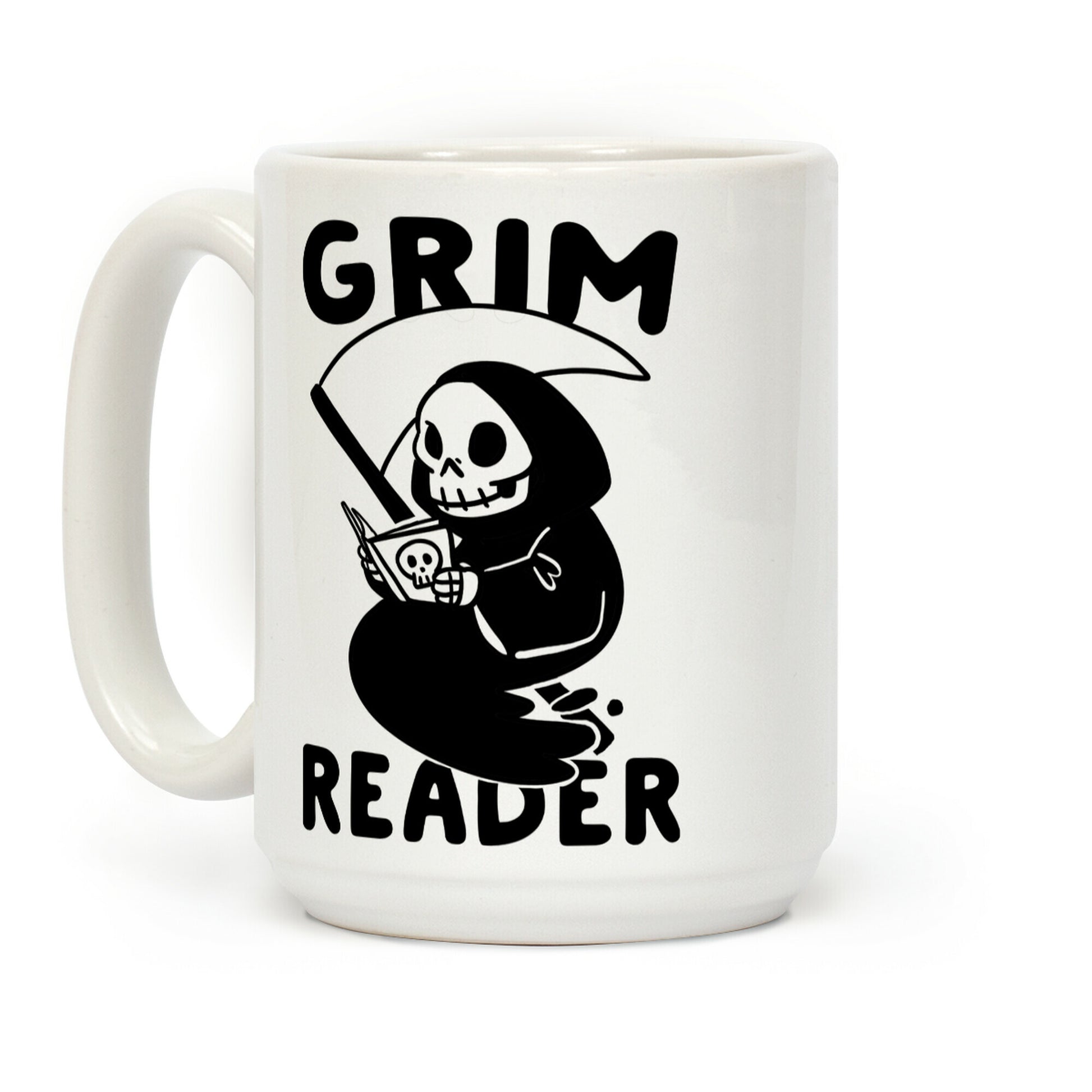 Grim Reader Coffee Mug