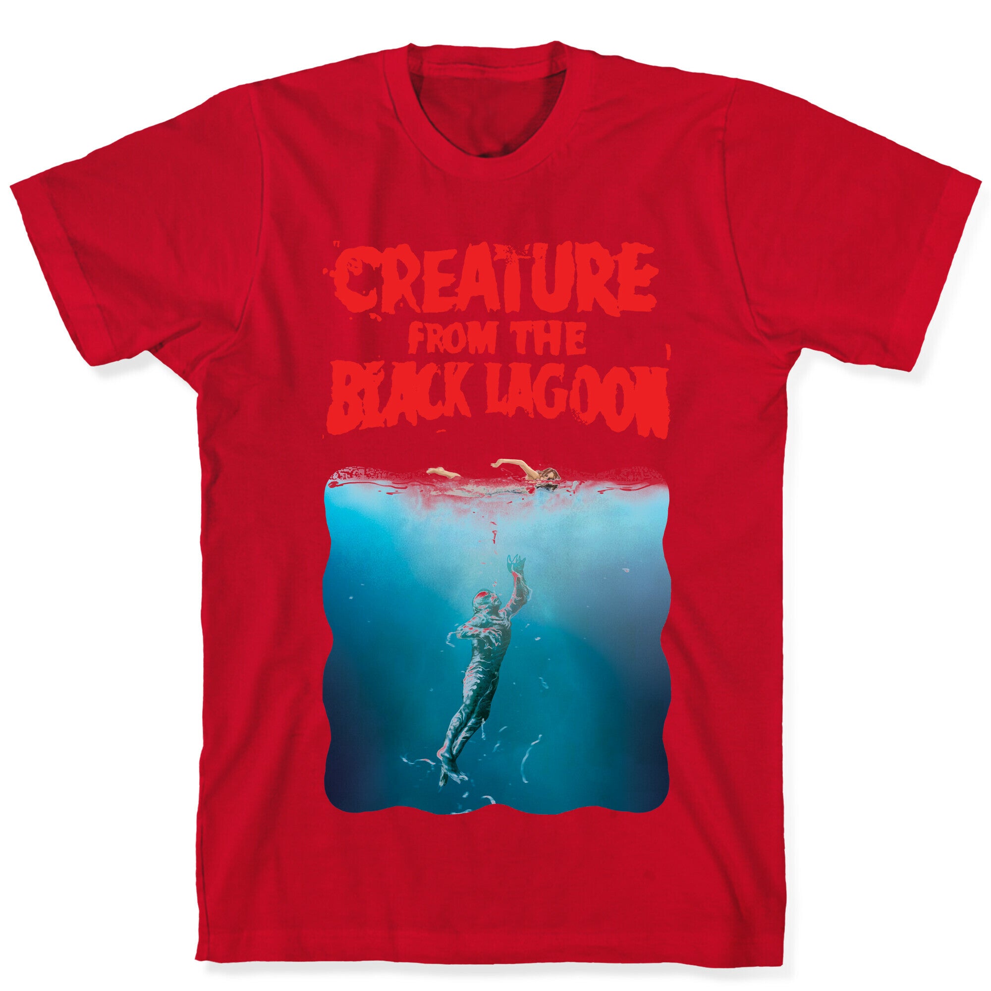 Black Lagoon (Jaws Parody) T-Shirt