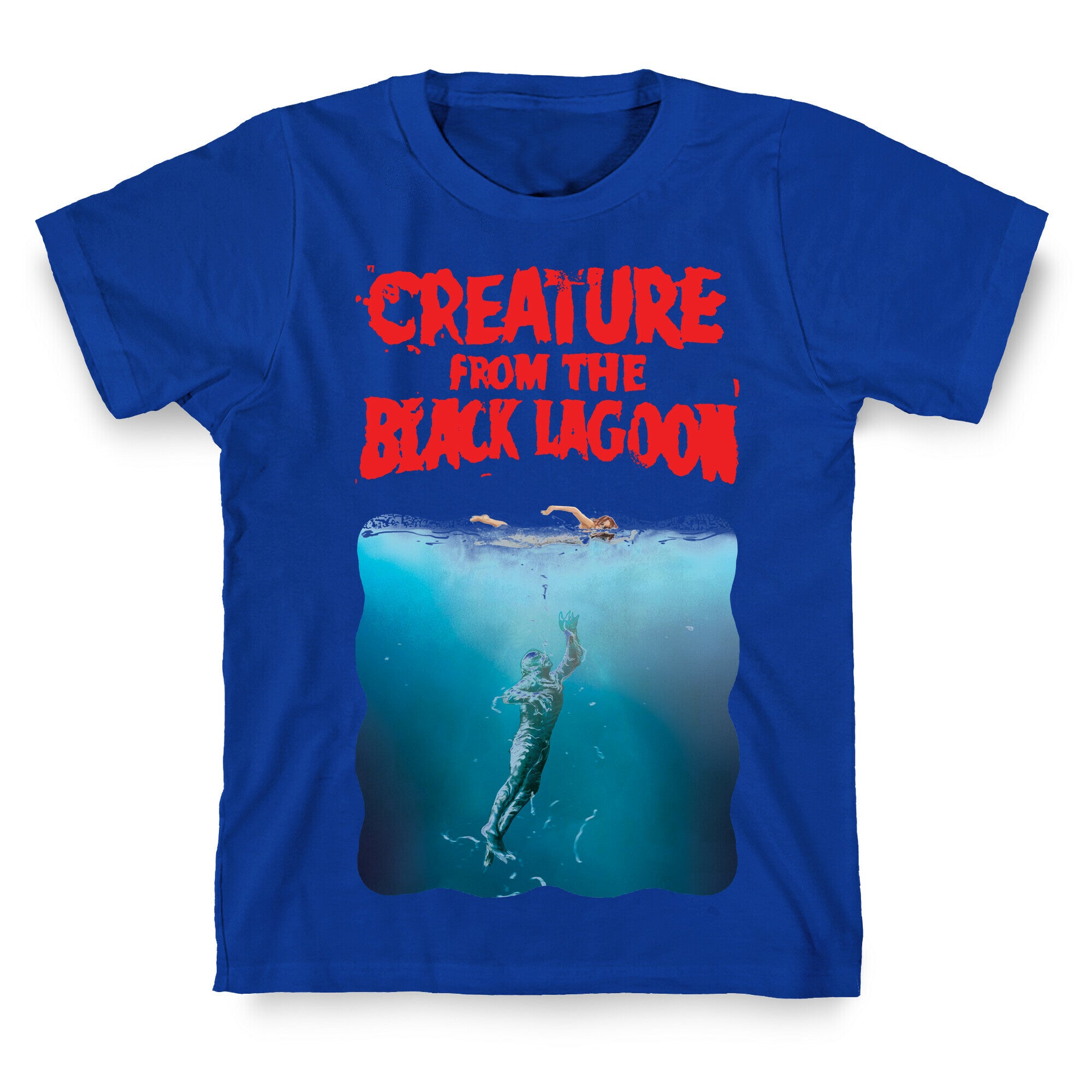 Black Lagoon (Jaws Parody) T-Shirt