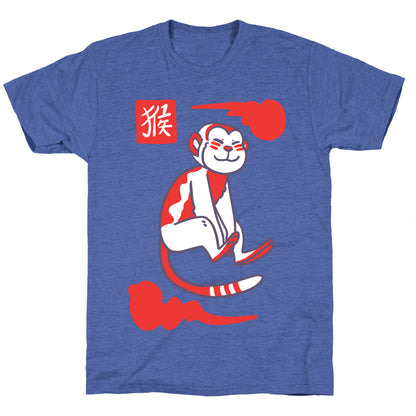 Monkey - Chinese Zodiac Unisex Triblend Tee