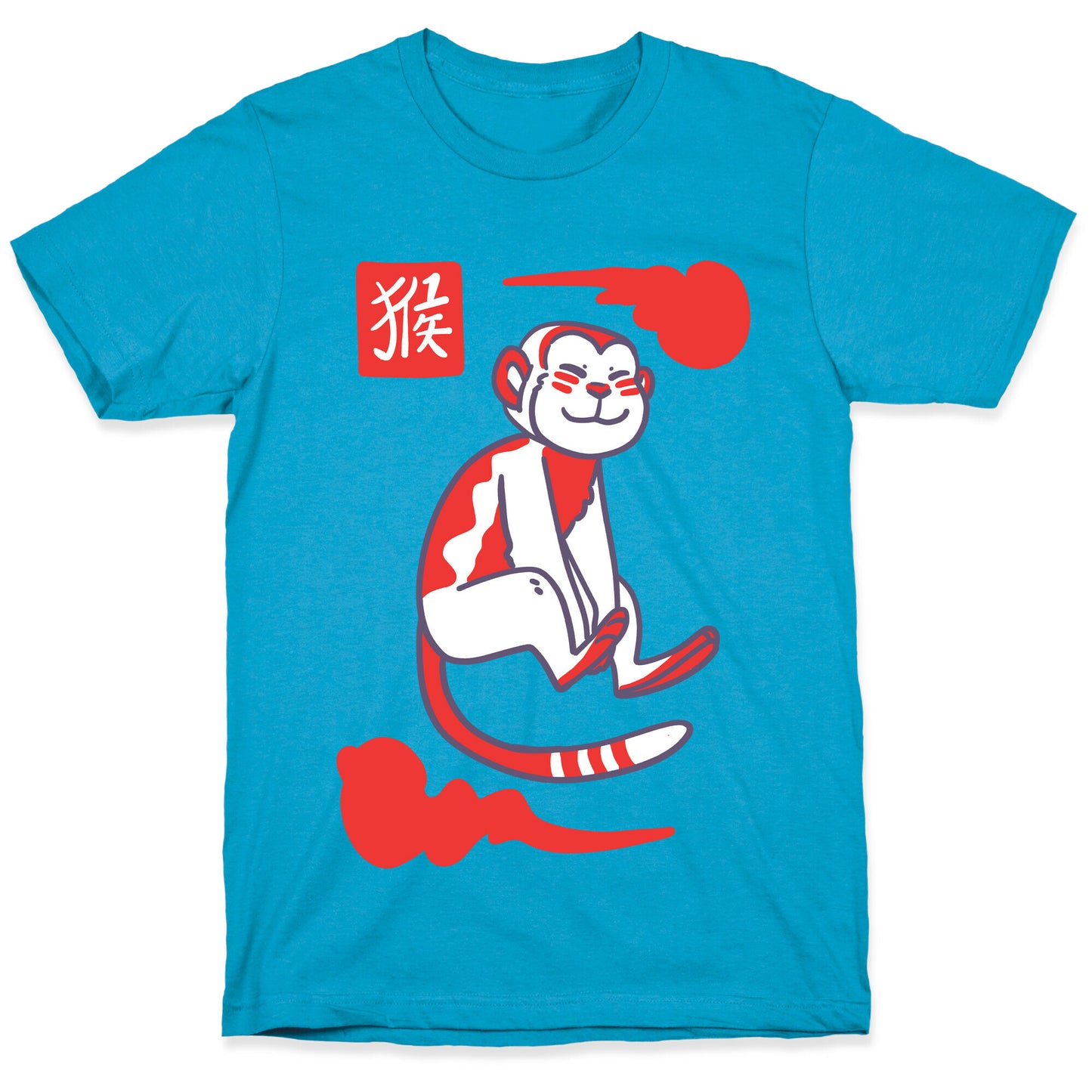 Monkey - Chinese Zodiac Unisex Triblend Tee