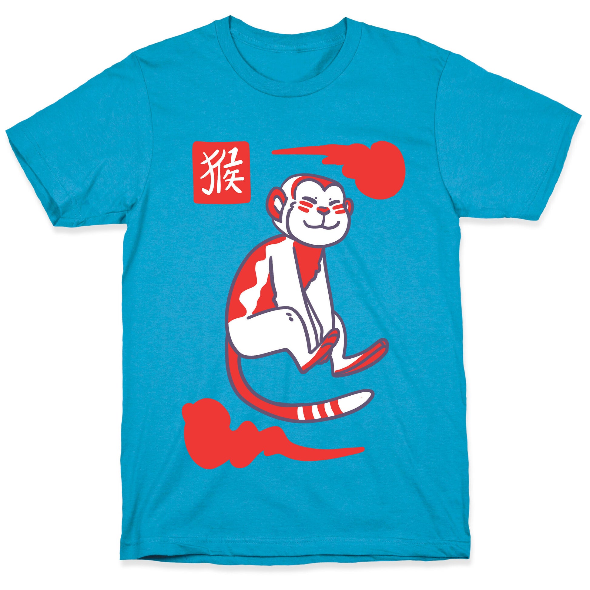 Monkey - Chinese Zodiac Unisex Triblend Tee