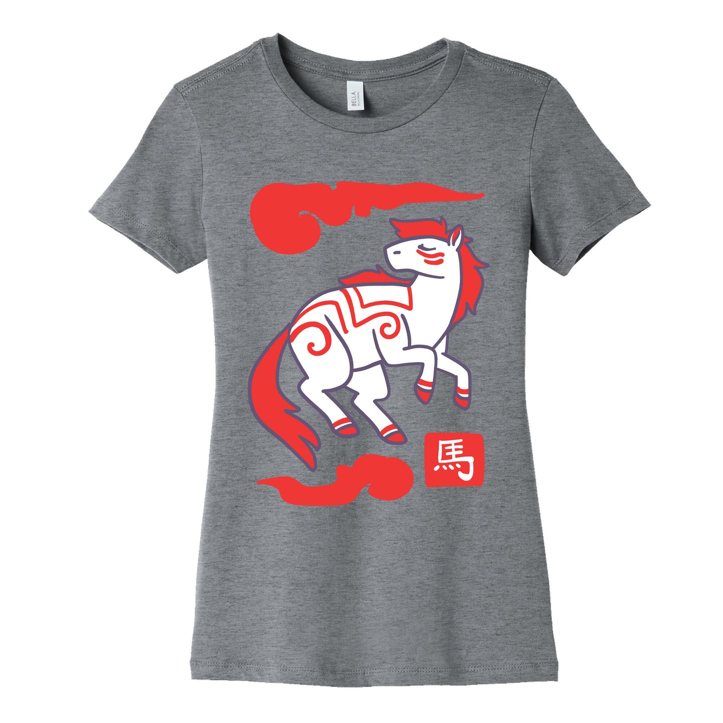 Horse - Chinese Zodiac Women's Cotton Tee