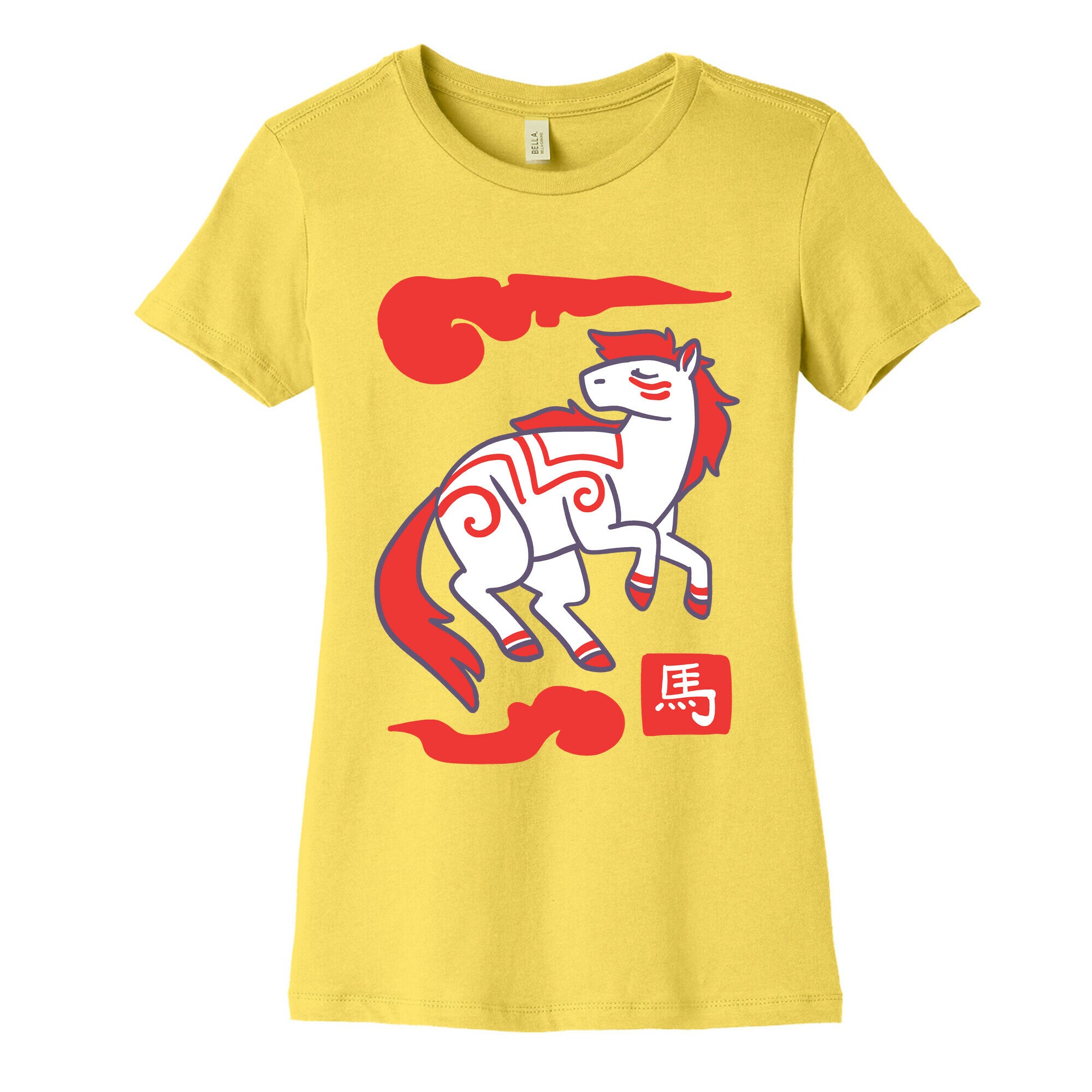 Horse - Chinese Zodiac Women's Cotton Tee