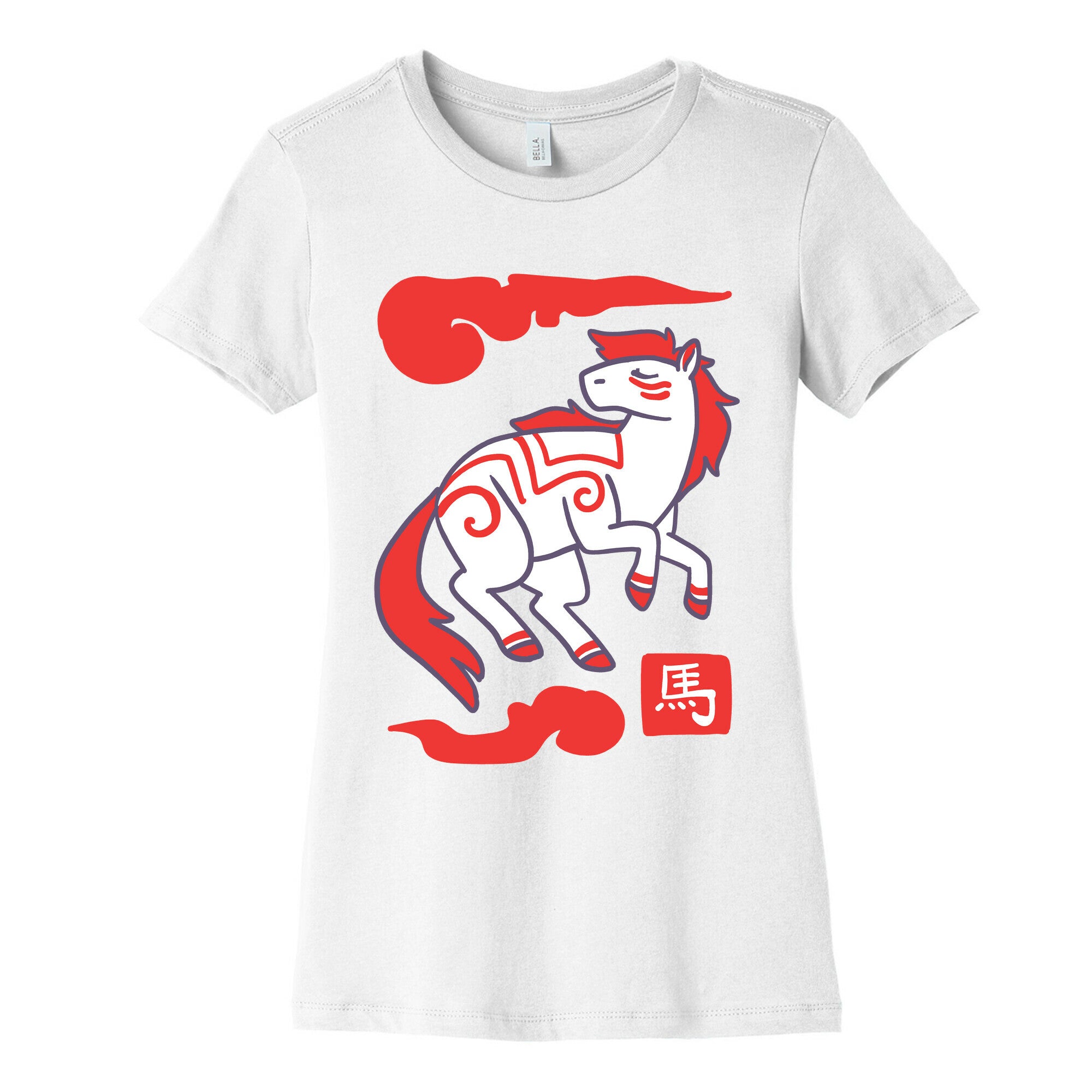 Horse - Chinese Zodiac Women's Cotton Tee