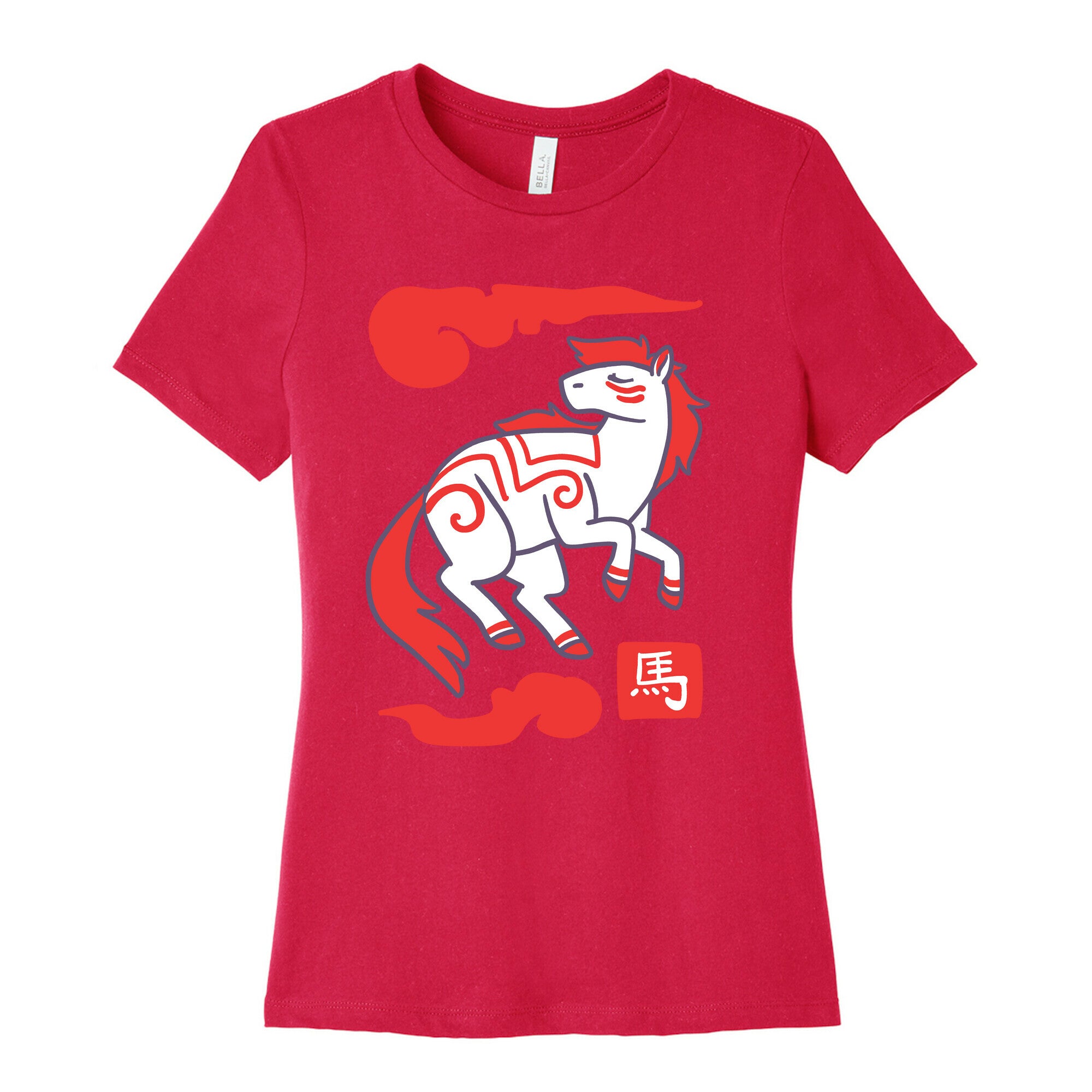 Horse - Chinese Zodiac Women's Cotton Tee