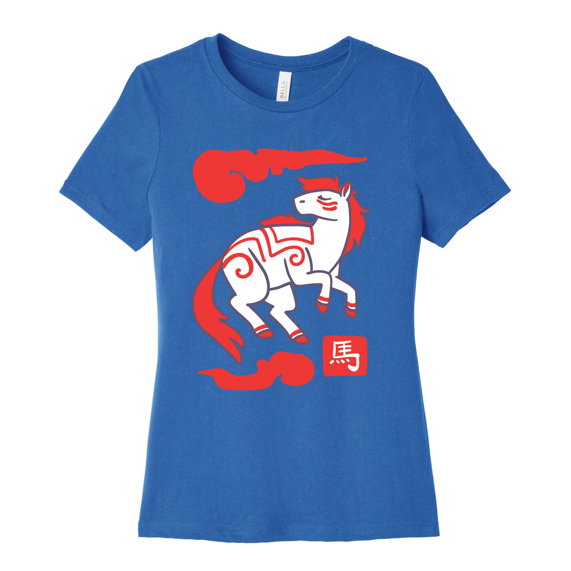 Horse - Chinese Zodiac Women's Cotton Tee