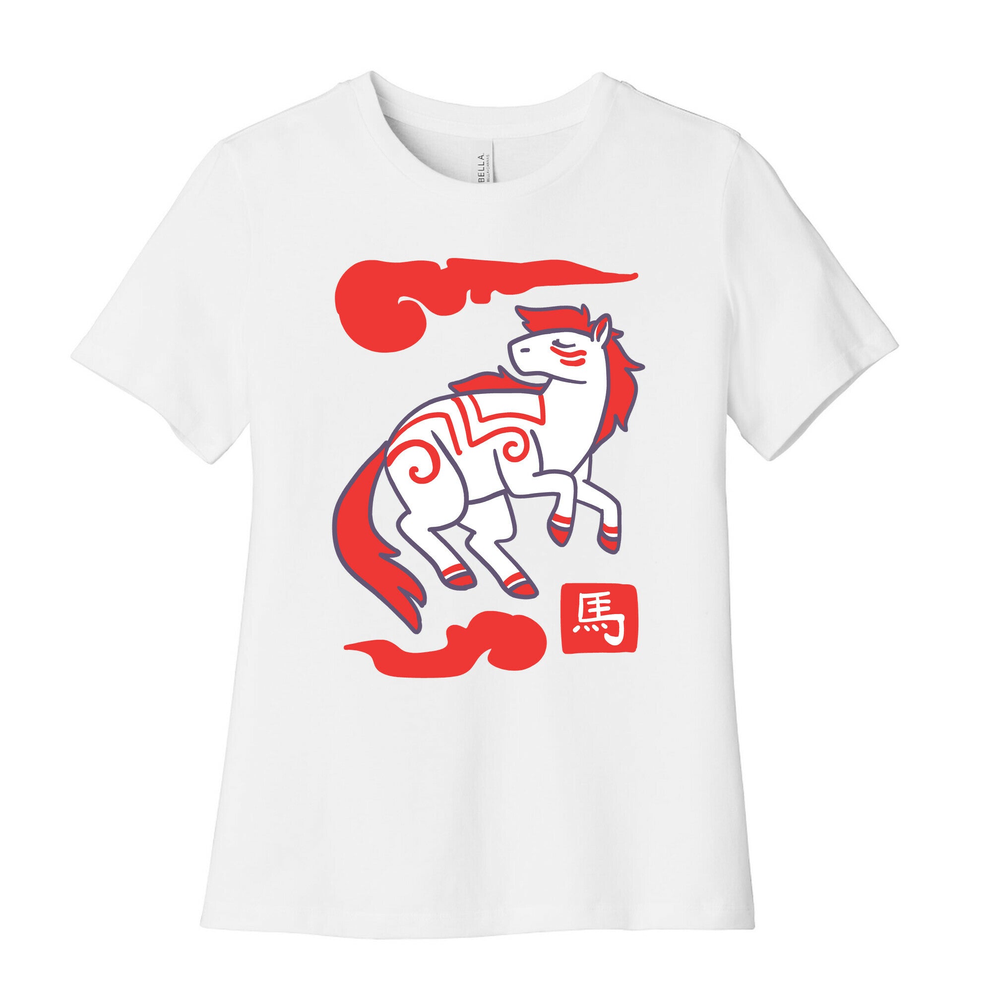Horse - Chinese Zodiac Women's Cotton Tee