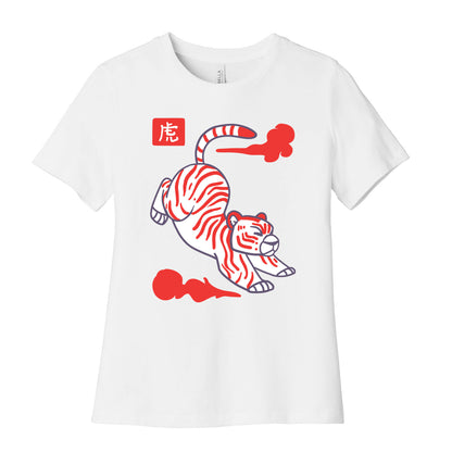 Tiger - Chinese Zodiac Women's Cotton Tee