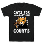 Cats for Non-Partisan Courts T-Shirt
