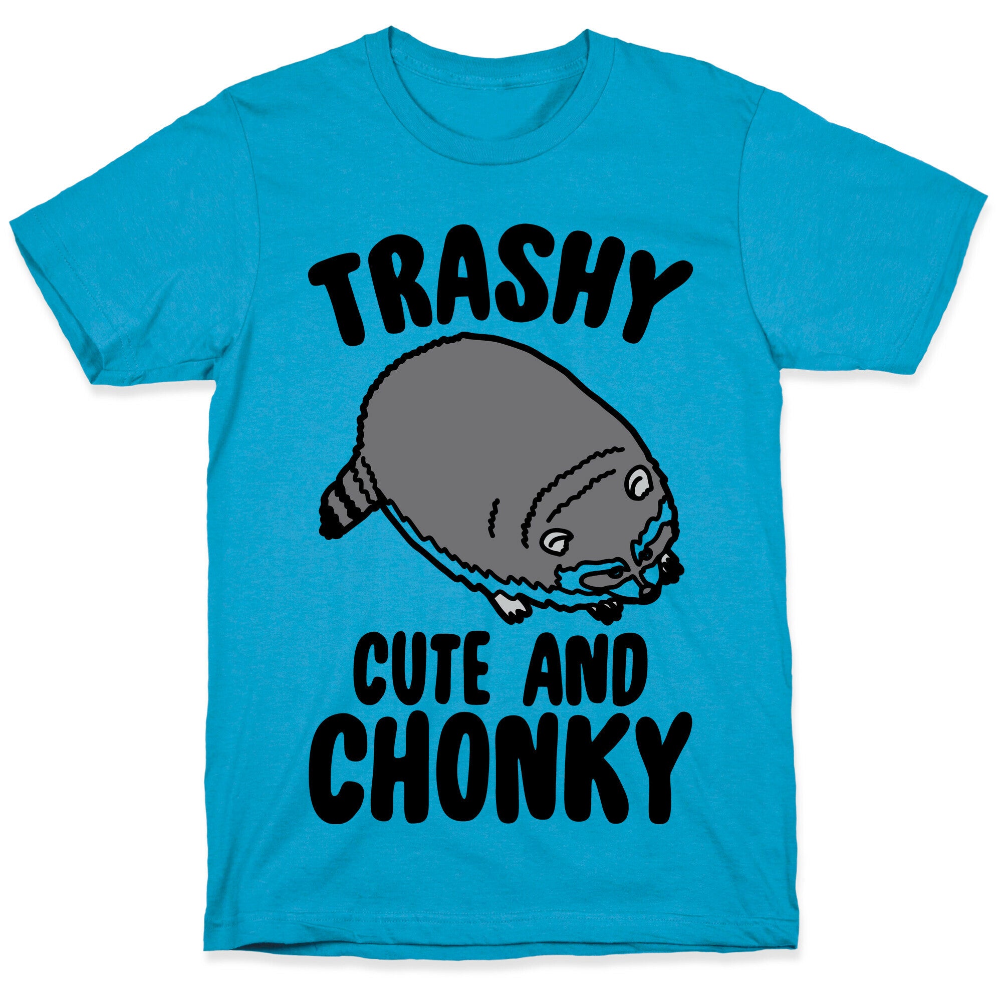 Trashy Cute And Chonky Raccoon  Unisex Triblend Tee