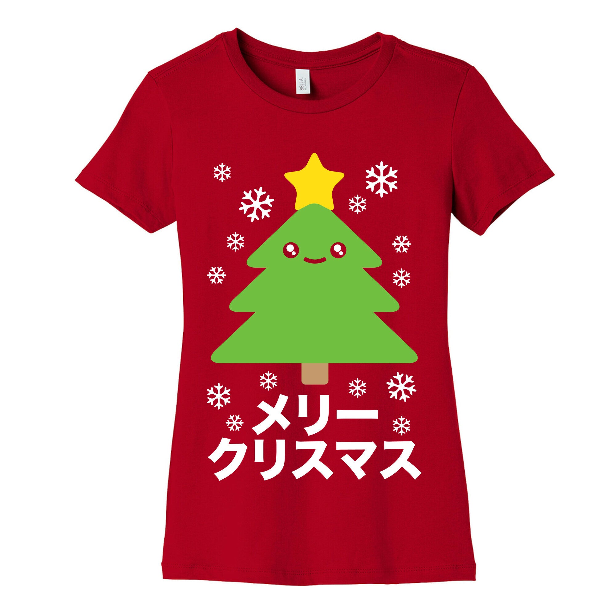 Kawaii Christmas Women's Cotton Tee