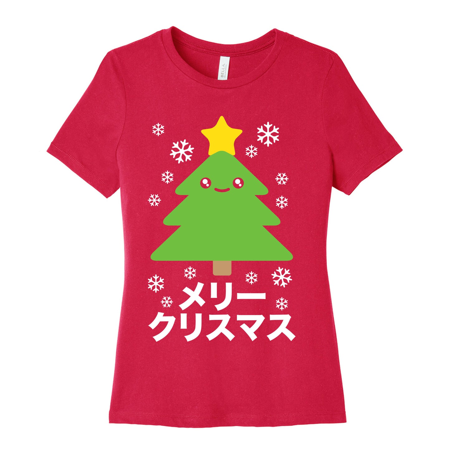 Kawaii Christmas Women's Cotton Tee