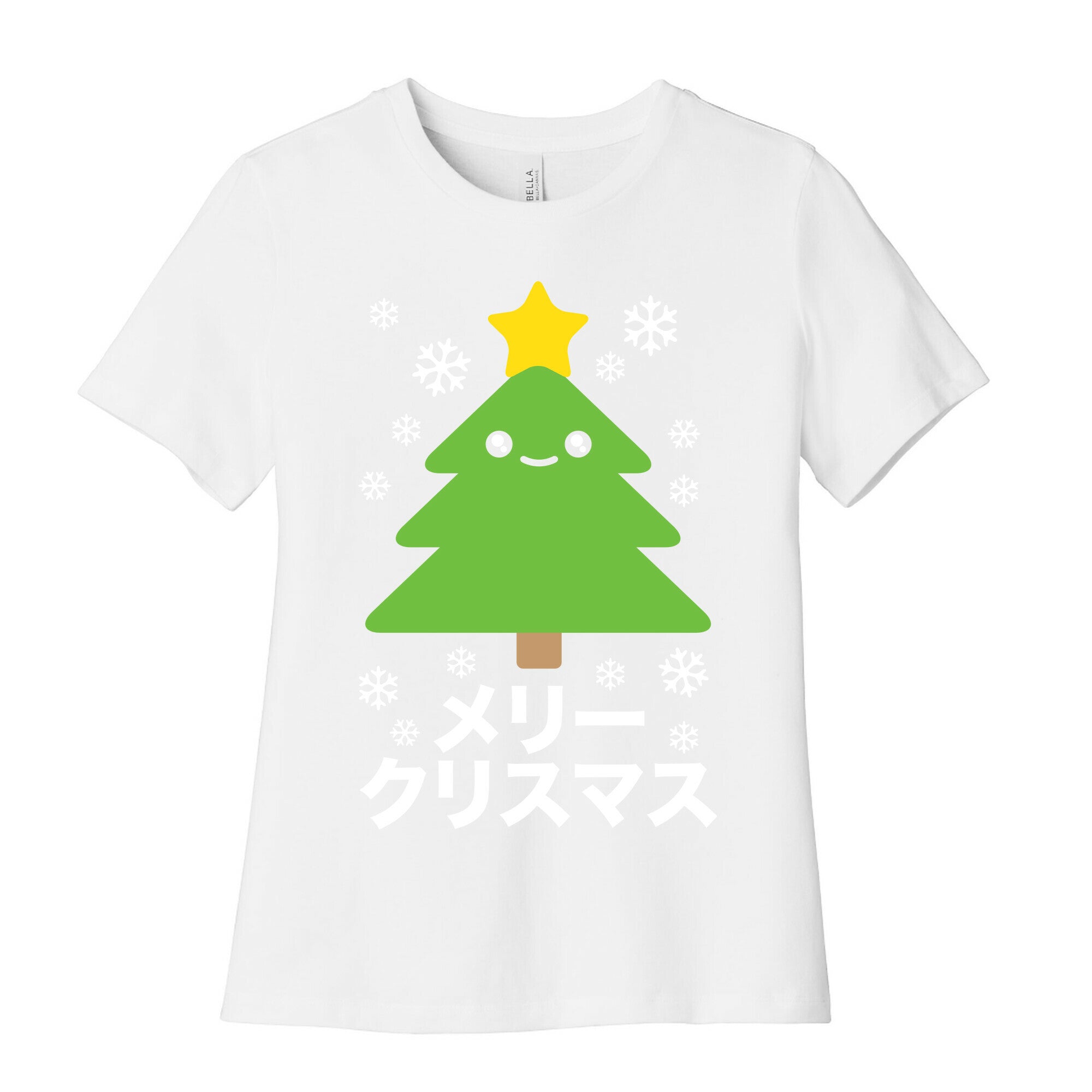 Kawaii Christmas Women's Cotton Tee