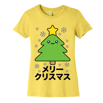 Kawaii Christmas Women's Cotton Tee