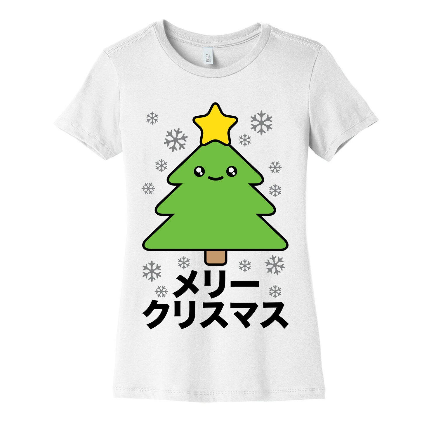 Kawaii Christmas Women's Cotton Tee
