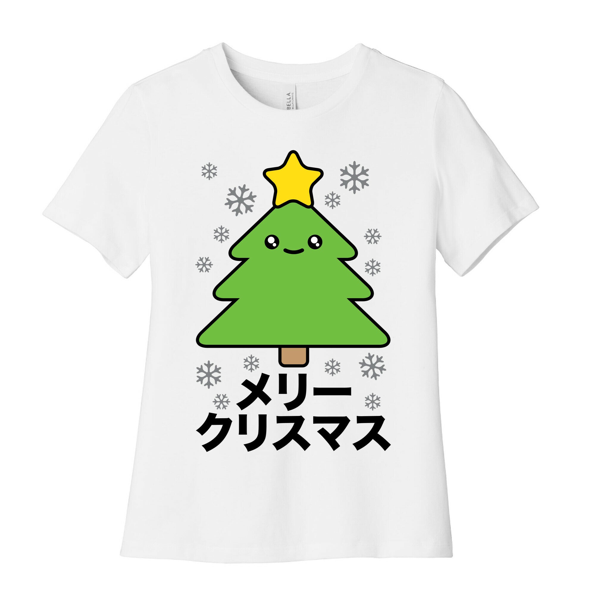 Kawaii Christmas Women's Cotton Tee