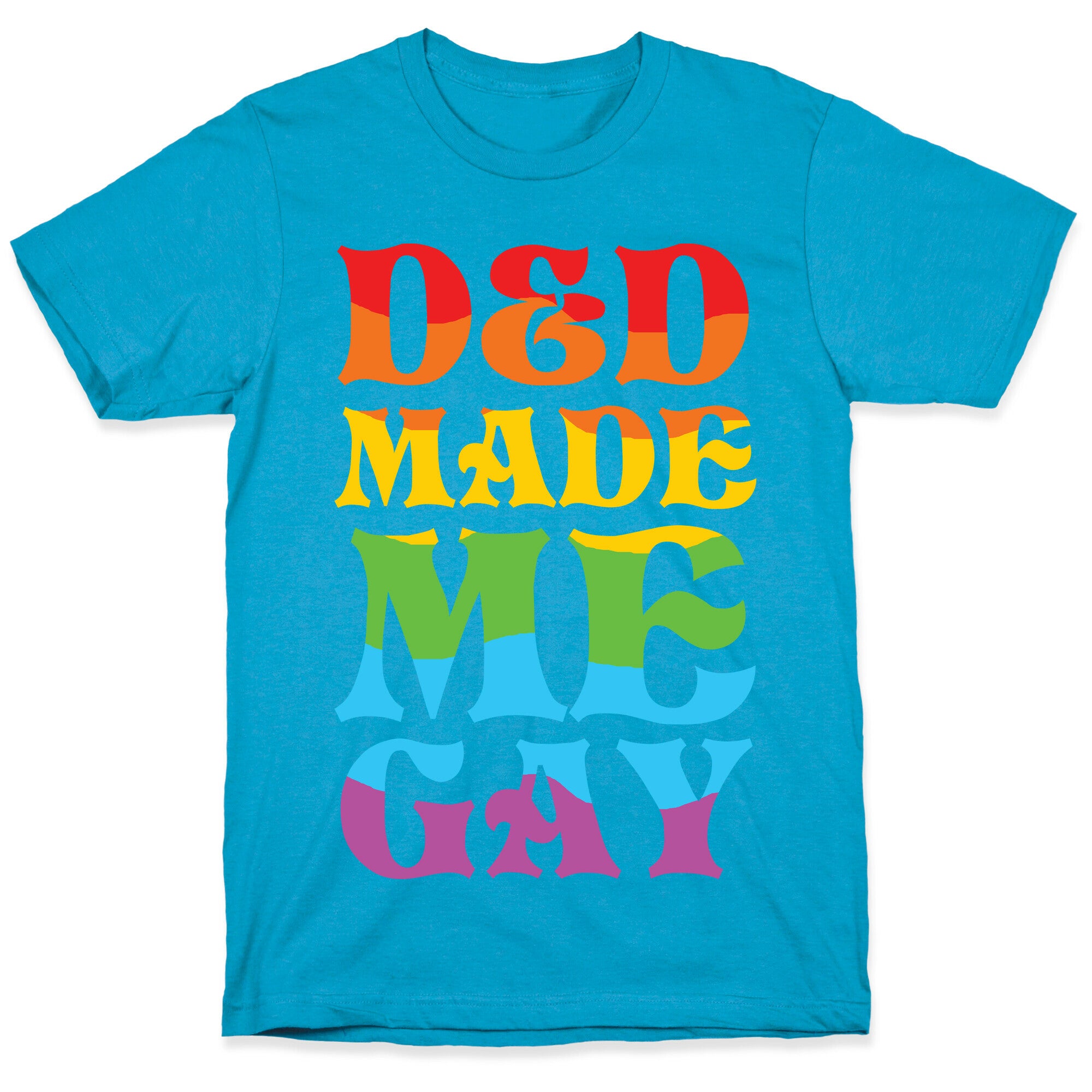 D&D Made Me Gay Unisex Triblend Tee