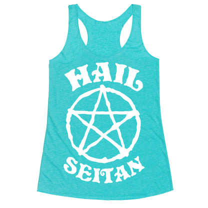 Hail Seitan Racerback Tank