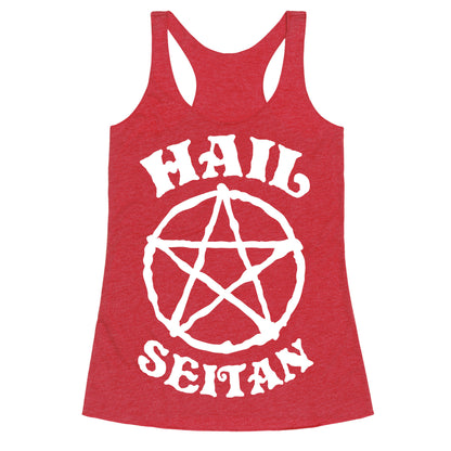 Hail Seitan Racerback Tank