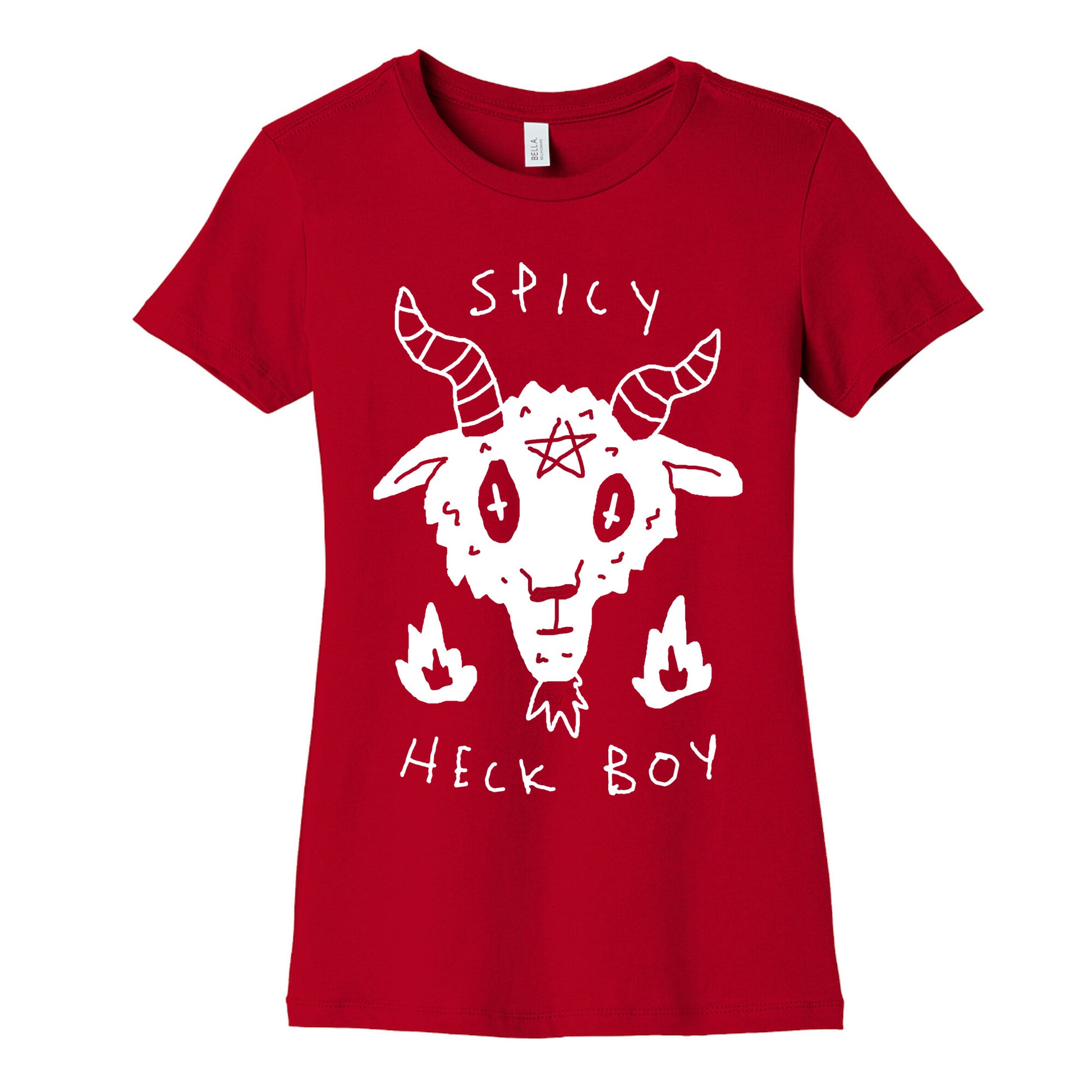 Spicy Heck Boy Satan Women's Cotton Tee