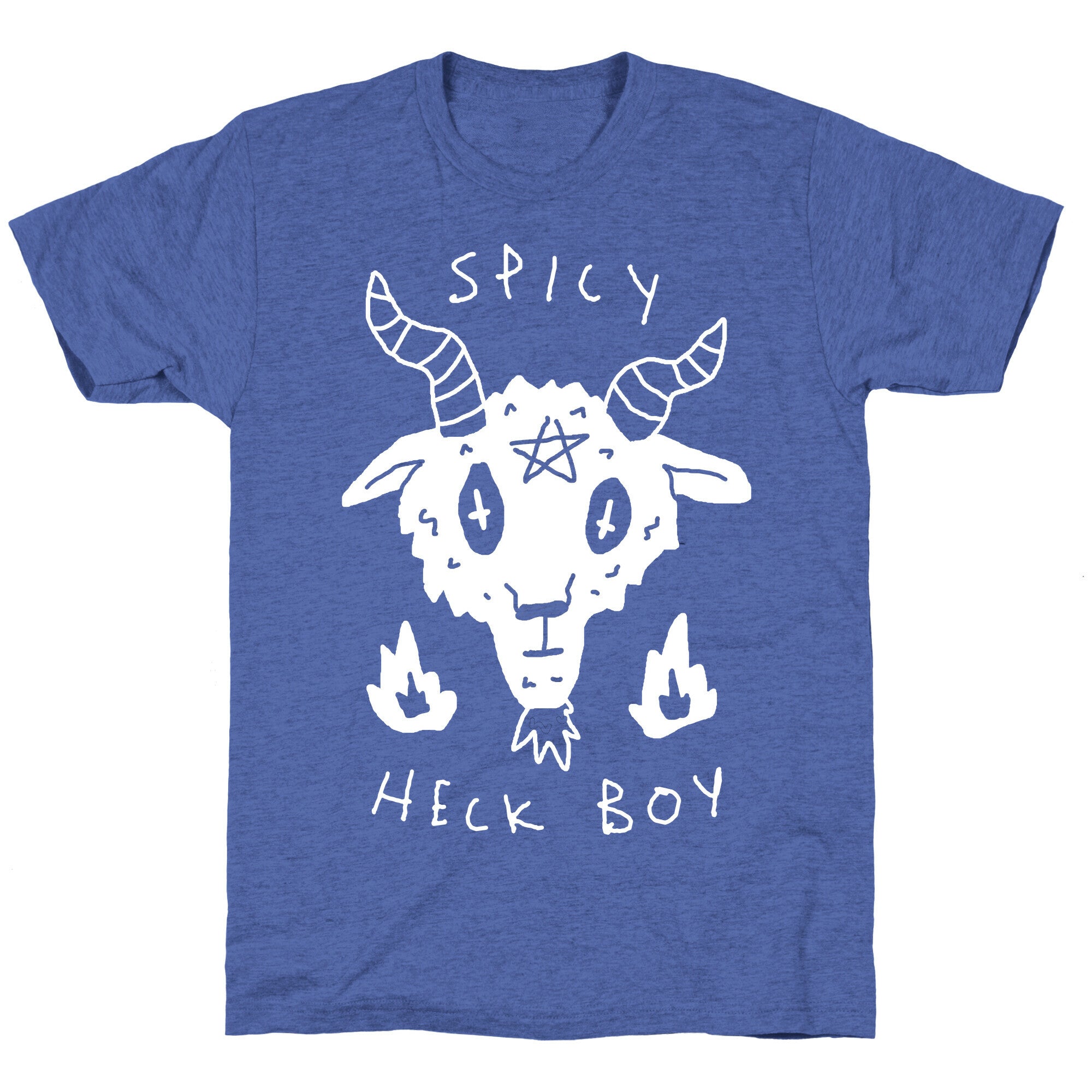 Spicy Heck Boy Satan Unisex Triblend Tee